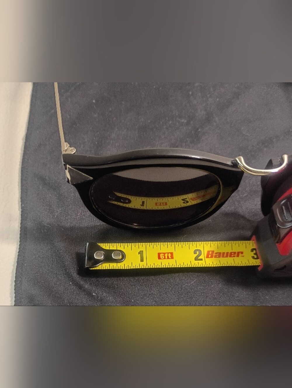 Karen Walker Black Round Sunglasses with Gold Accents - Picture 12 of 12